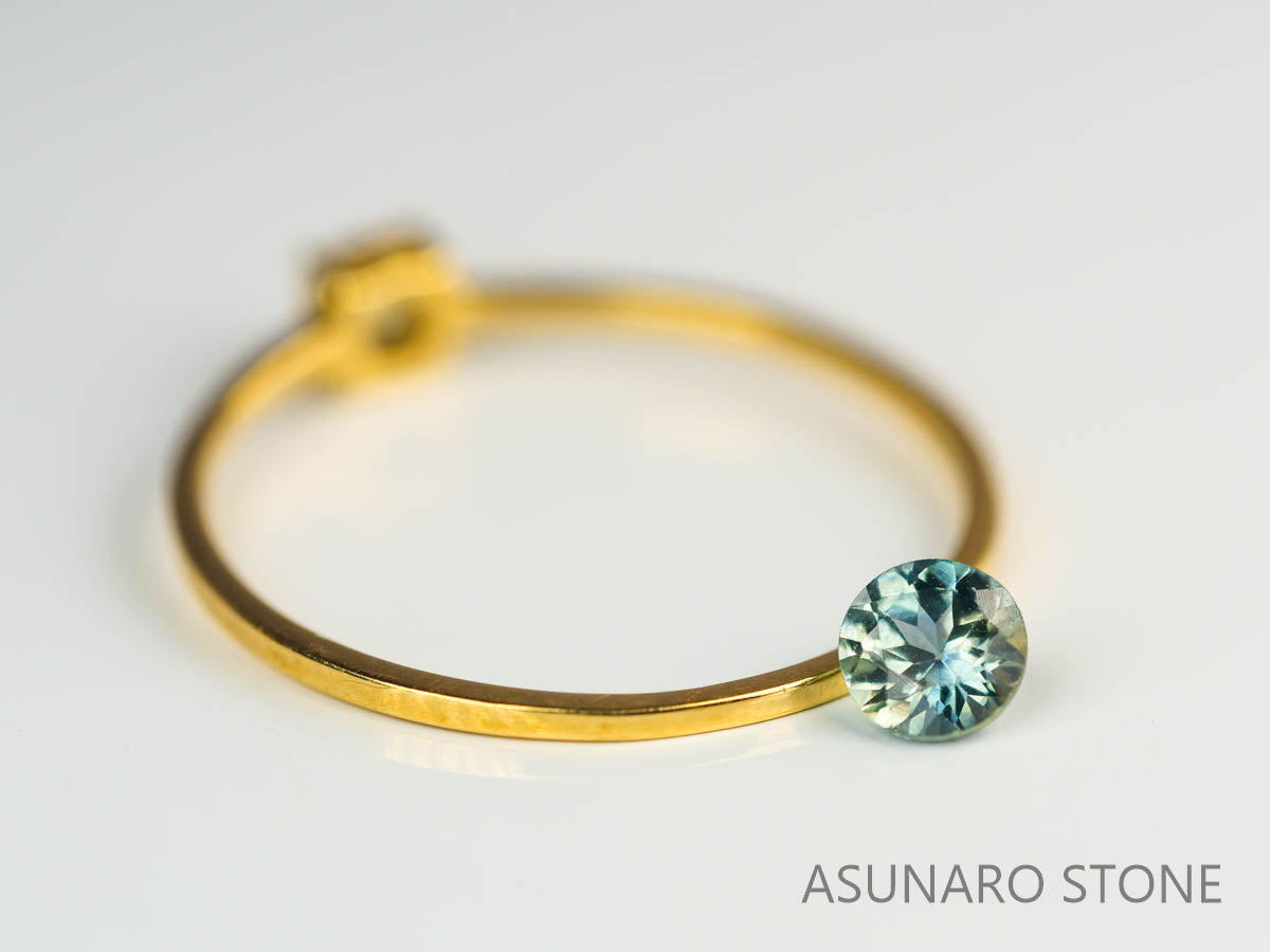 モンタナサファイア ラウンドカット アメリカ産 0.32ct 【230515-1581