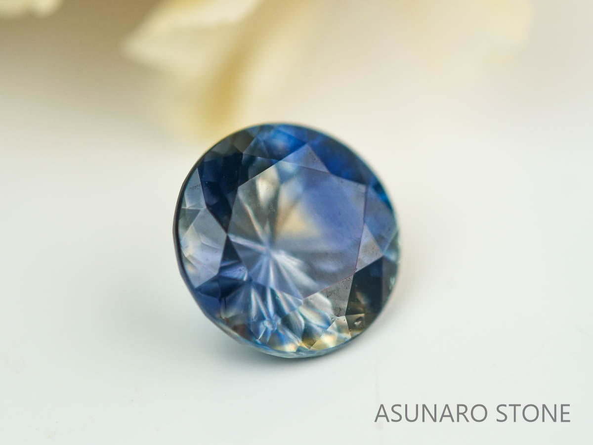 モンタナサファイア 　ラウンドカット　 アメリカ産 　0.31ct　【230515-1582】