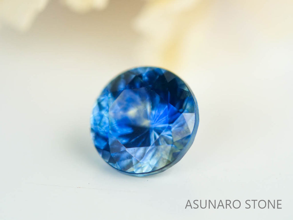 モンタナサファイア 　ラウンドカット　 アメリカ産 　0.33ct　【230515-1583】