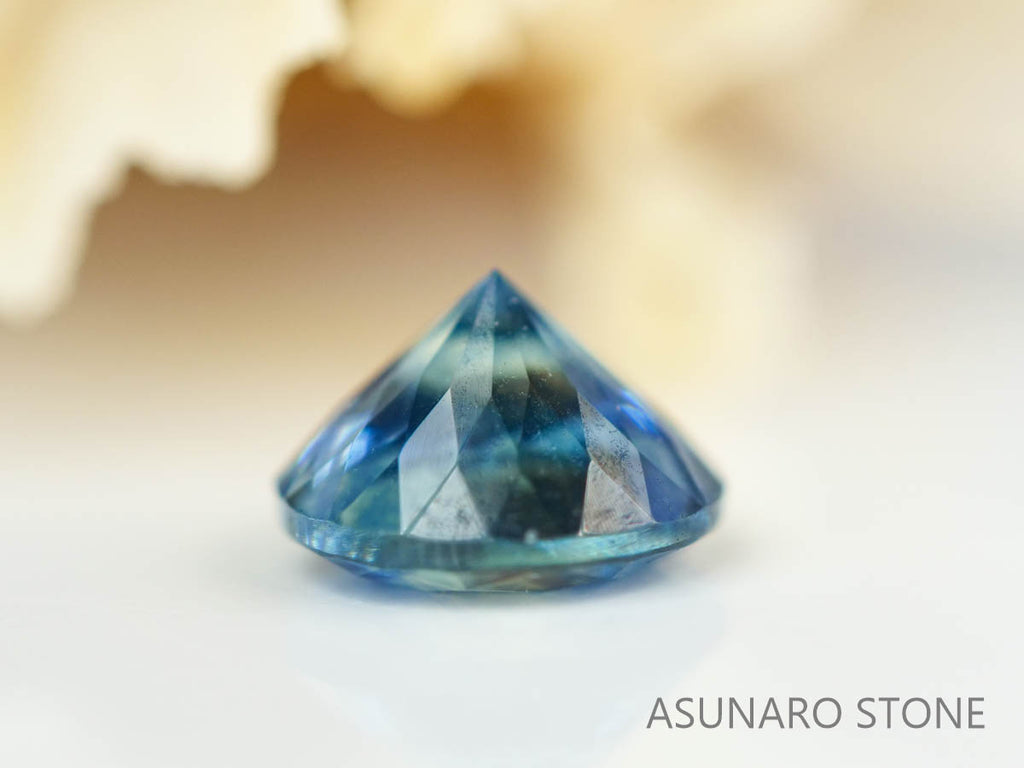 モンタナサファイア 　ラウンドカット　 アメリカ産 　0.33ct　【230515-1583】