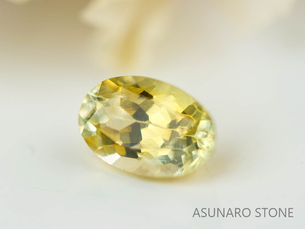 モンタナサファイア　オーバルカット　 アメリカ産 　0.33ct　【230515-1586】