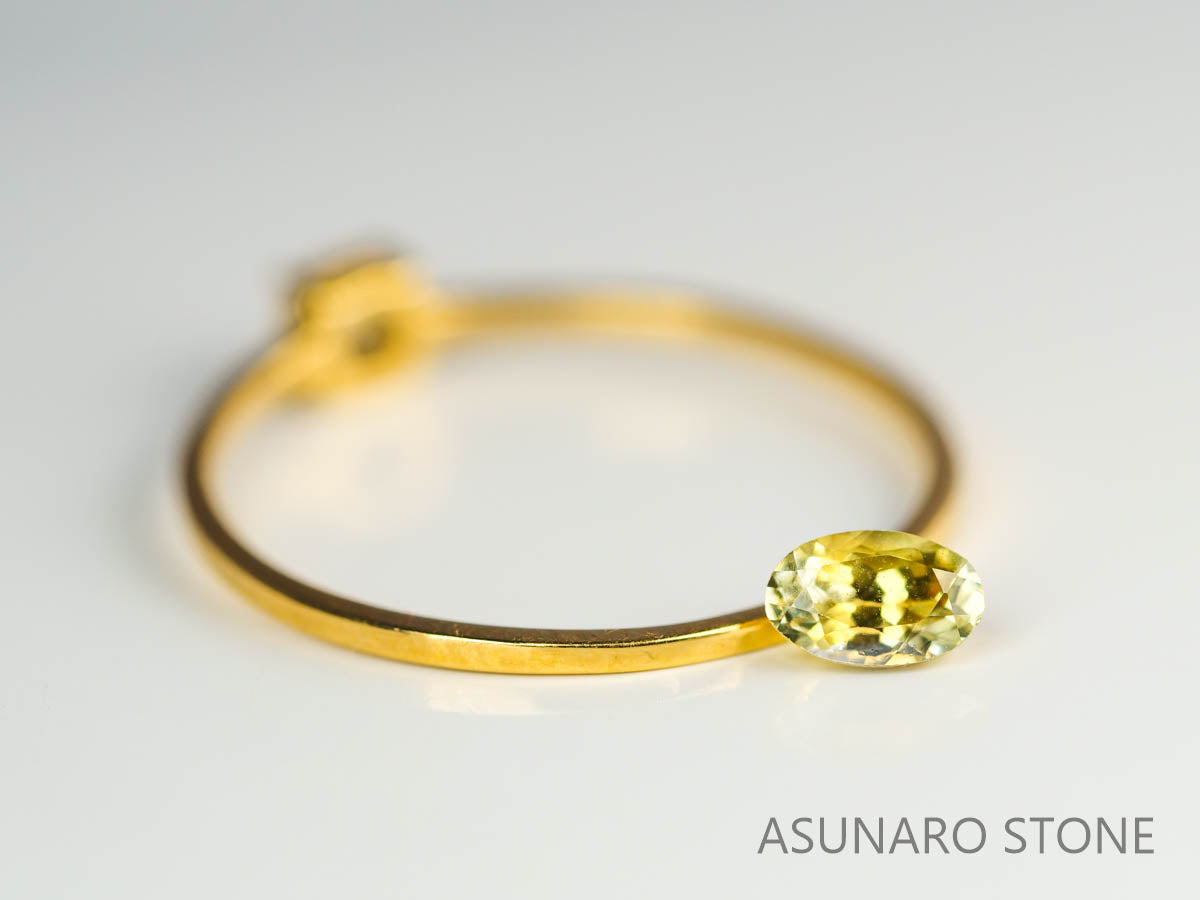 モンタナサファイア　オーバルカット　 アメリカ産 　0.33ct　【230515-1586】