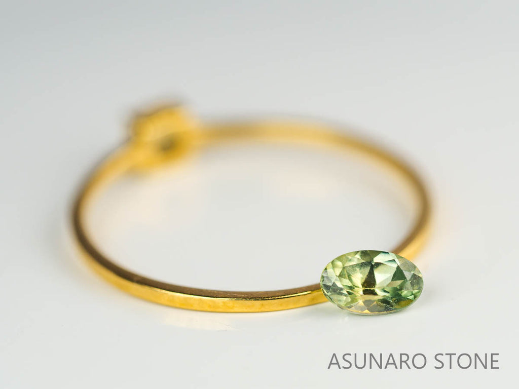 モンタナサファイア 　オーバルカット　 アメリカ産 　0.31ct　【230515-1587】