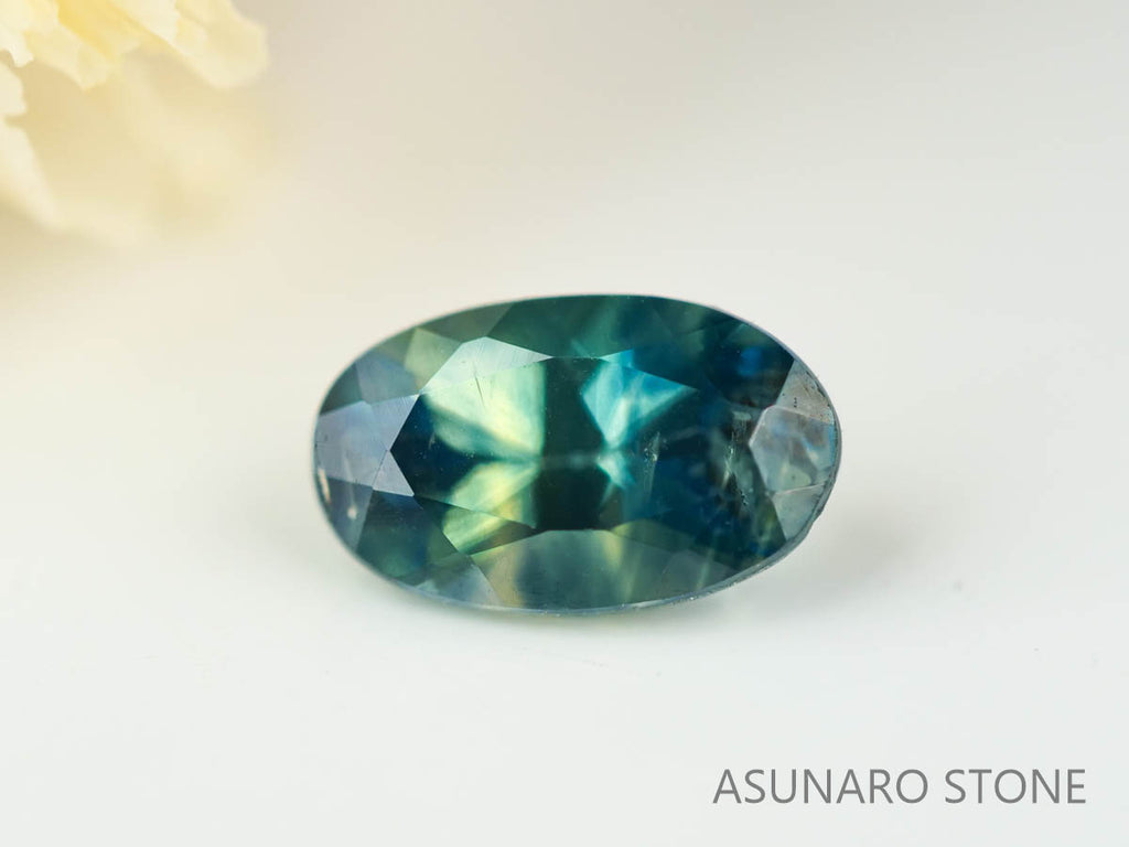 モンタナサファイア 　オーバルカット　 アメリカ産 　0.32ct　【230515-1589】