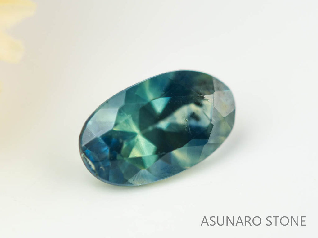 モンタナサファイア 　オーバルカット　 アメリカ産 　0.32ct　【230515-1589】