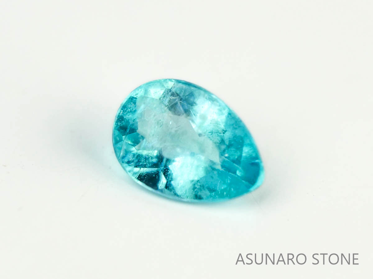 パライバトルマリン　ペアシェイプ　 ブラジル産　0.08ct 　  【230518-1642】