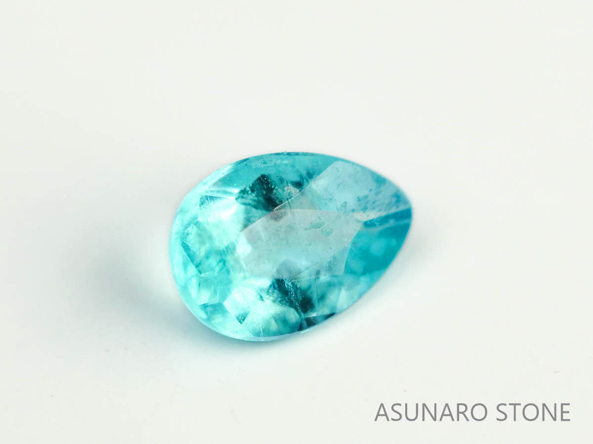 パライバトルマリン　ペアシェイプ　 ブラジル産　0.08ct 　  【230518-1642】