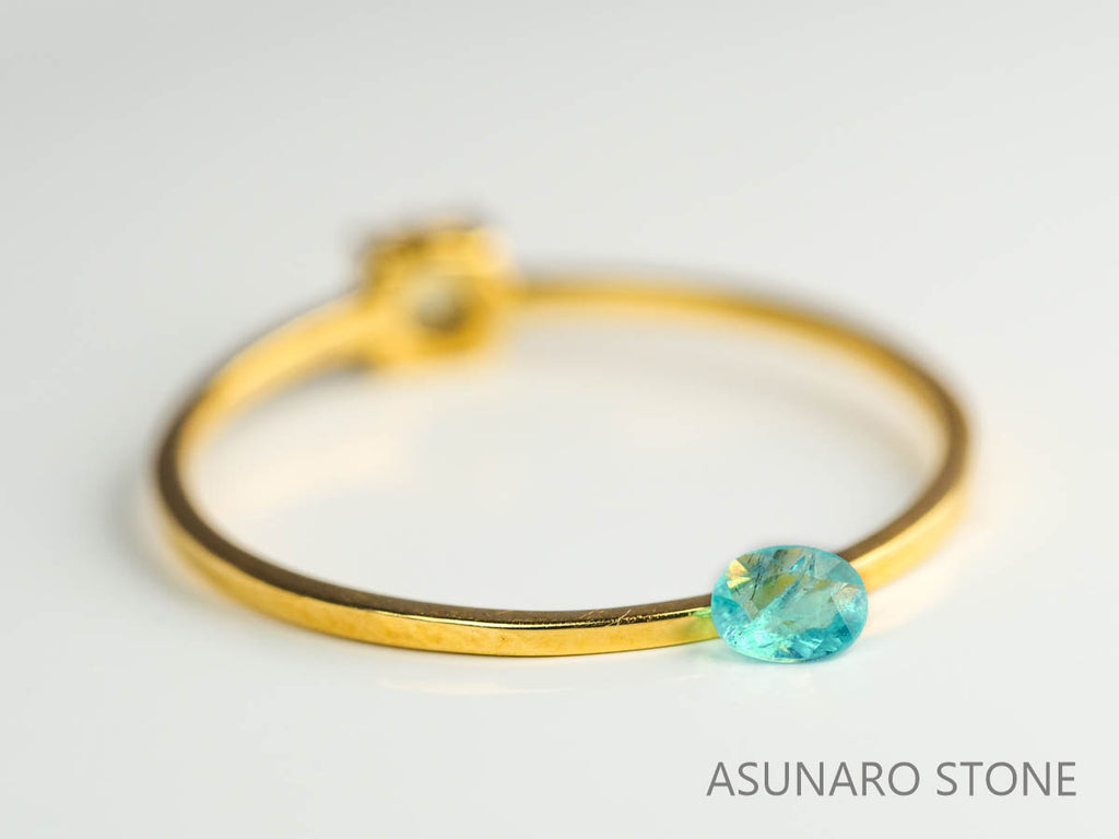 パライバトルマリン　オーバルカット　 ブラジル産　0.09ct 　  【230518-1643】