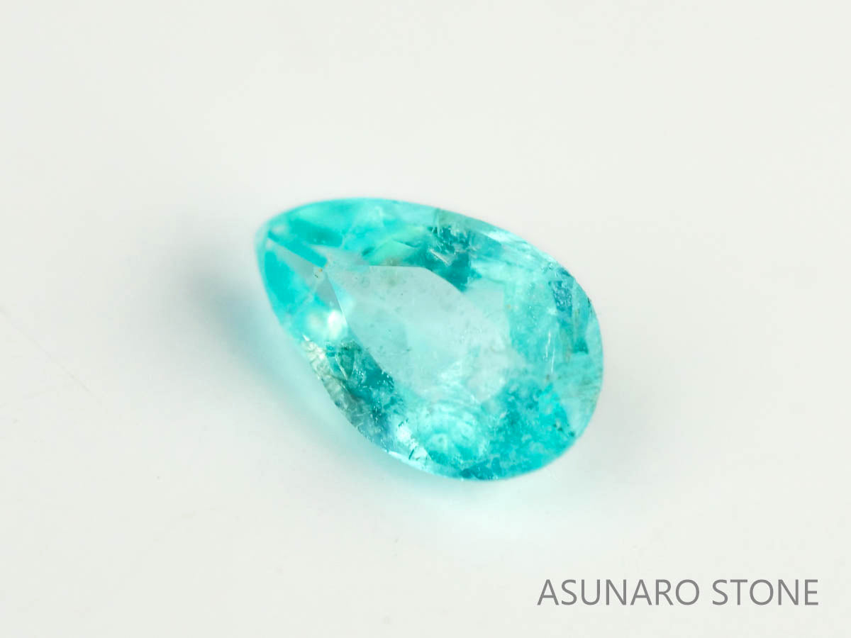 パライバトルマリン　ペアシェイプ　 ブラジル産　0.06ct 　  【230518-1644】