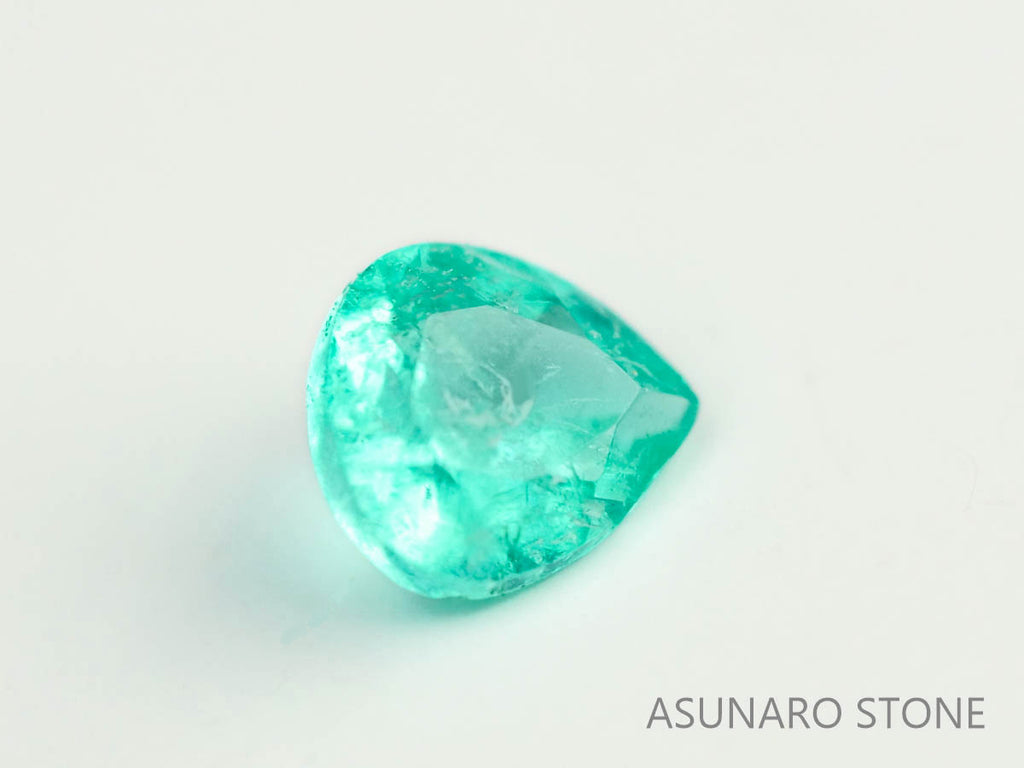 パライバトルマリン　ペアシェイプ　 ブラジル産　0.05ct 　  【230518-1645】