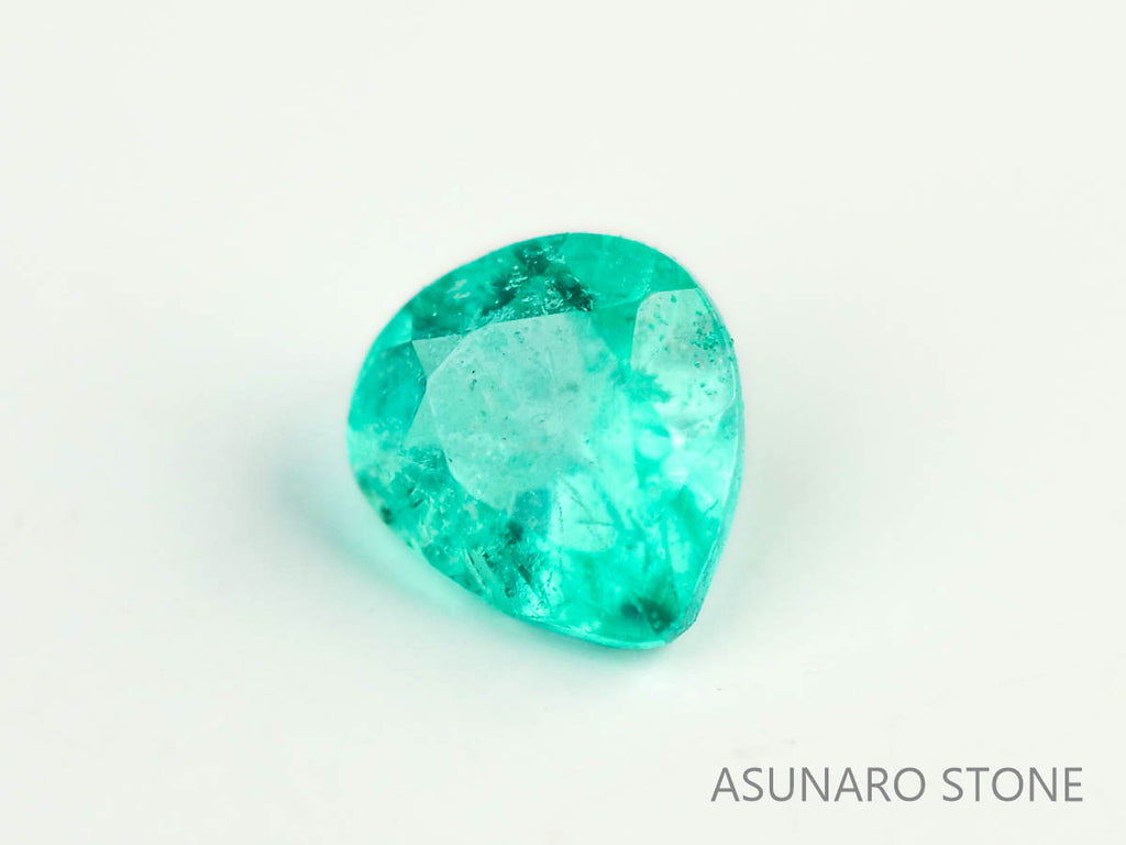 パライバトルマリン　ペアシェイプ　 ブラジル産　0.05ct 　  【230518-1645】