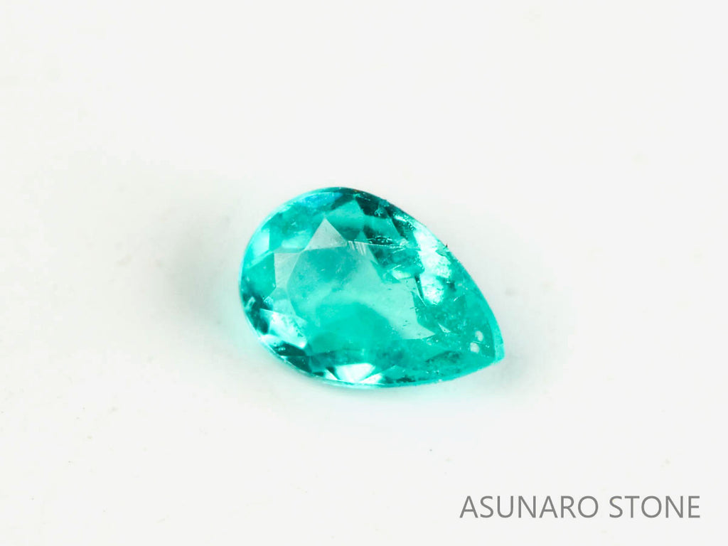 パライバトルマリン　ペアシェイプ　 ブラジル産　0.04ct 　  【230615-1684】