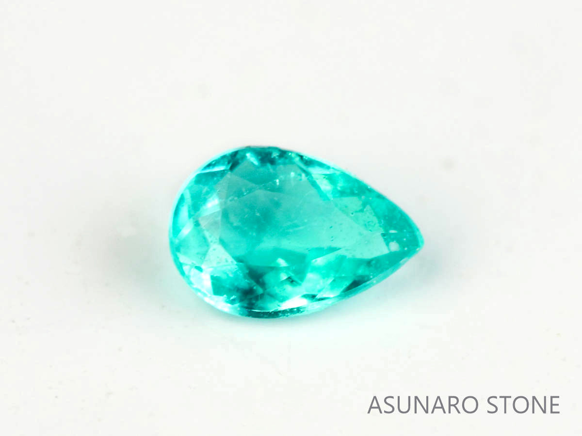 パライバトルマリン　ペアシェイプ　 ブラジル産　0.04ct 　  【230615-1684】