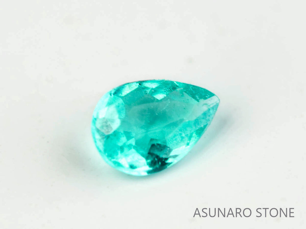 パライバトルマリン　ペアシェイプ　 ブラジル産　0.04ct 　  【230615-1684】