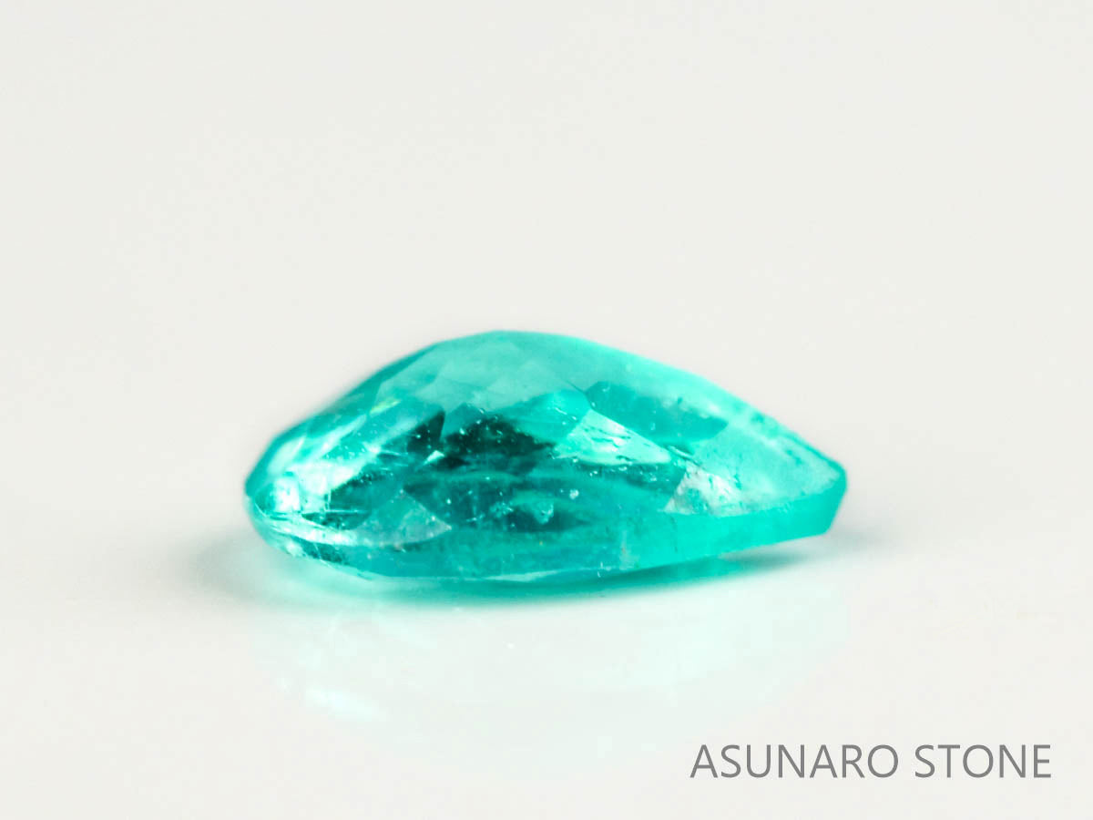 パライバトルマリン　ペアシェイプ　 ブラジル産　0.04ct 　  【230615-1684】