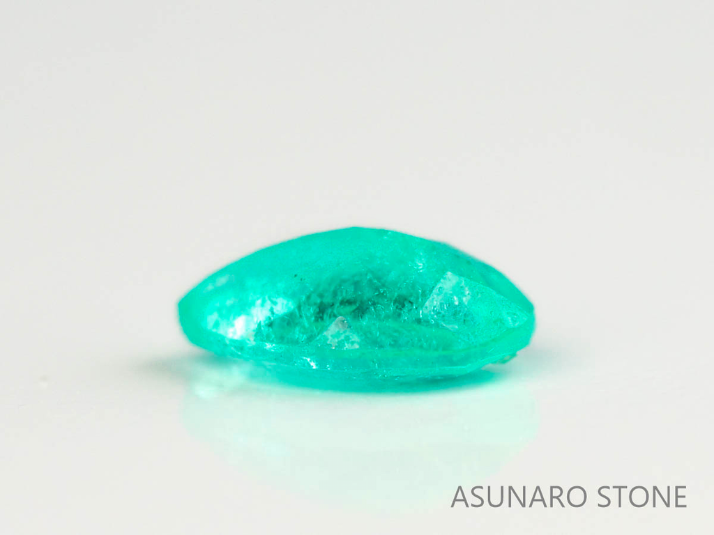 パライバトルマリン　ペアシェイプ　 ブラジル産　0.08ct 　  【230615-1685】