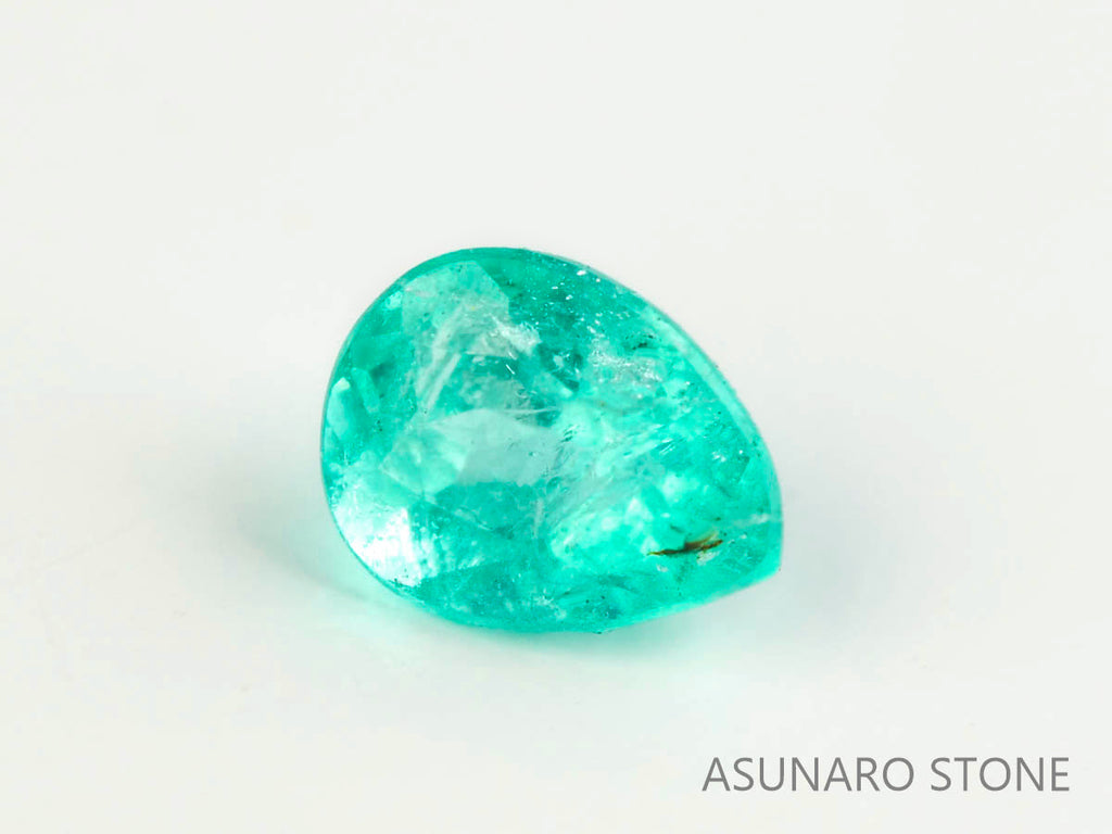 パライバトルマリン　ペアシェイプ　 ブラジル産　0.09ct 　  【230615-1686】