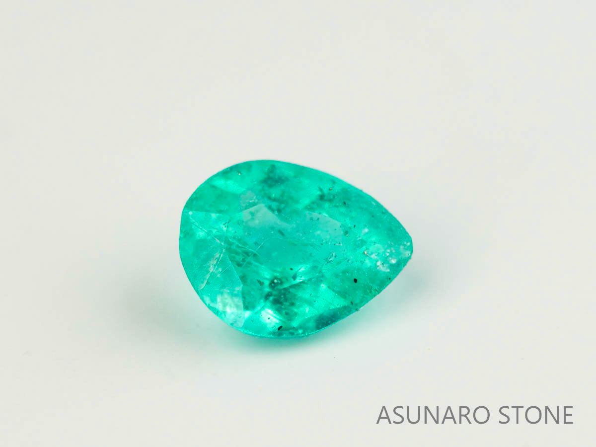 パライバトルマリン　ペアシェイプ　 ブラジル産　0.07ct 　  【230615-1687】