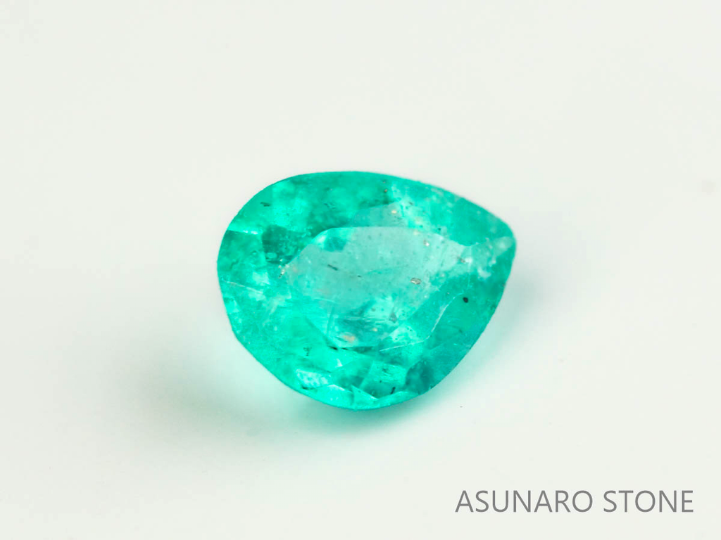 パライバトルマリン　ペアシェイプ　 ブラジル産　0.07ct 　  【230615-1687】