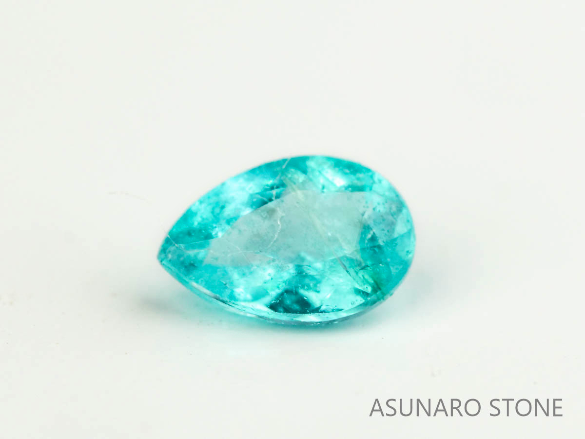 パライバトルマリン　ペアシェイプ　 ブラジル産　0.07ct 　  【230615-1688】