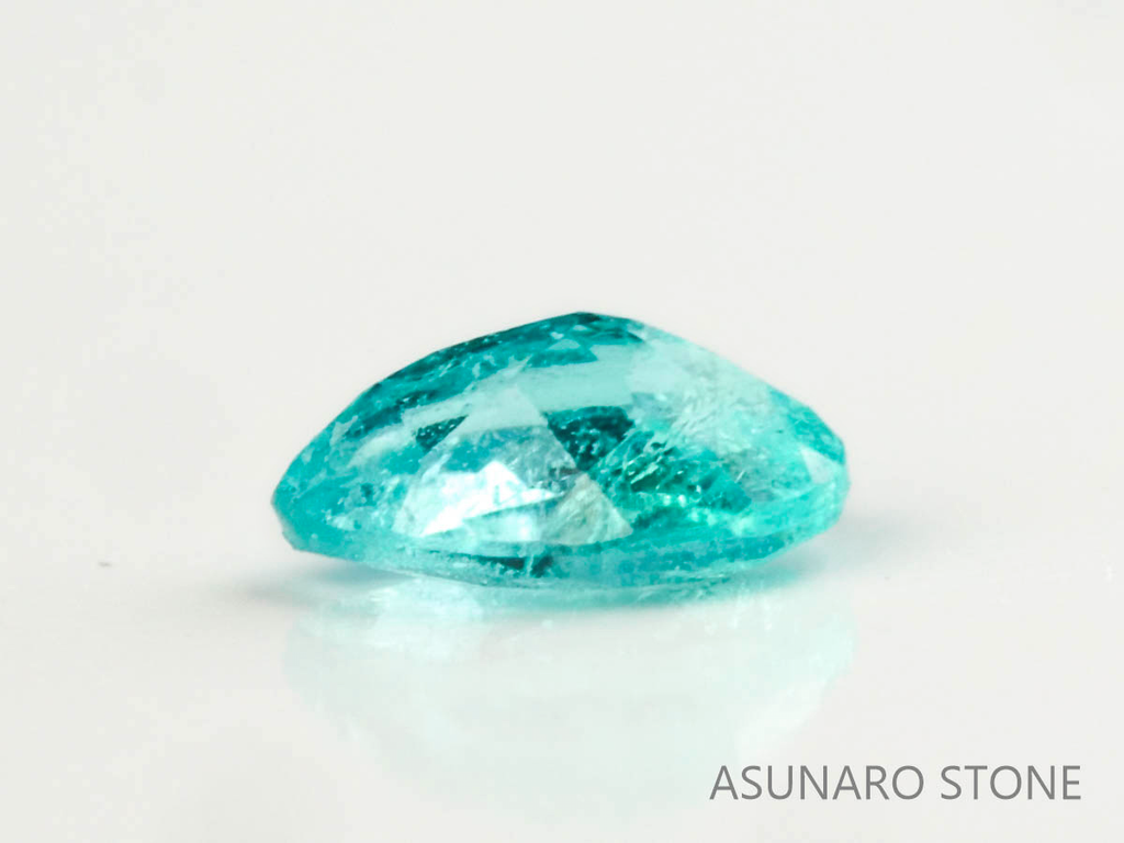 パライバトルマリン　ペアシェイプ　 ブラジル産　0.07ct 　  【230615-1688】