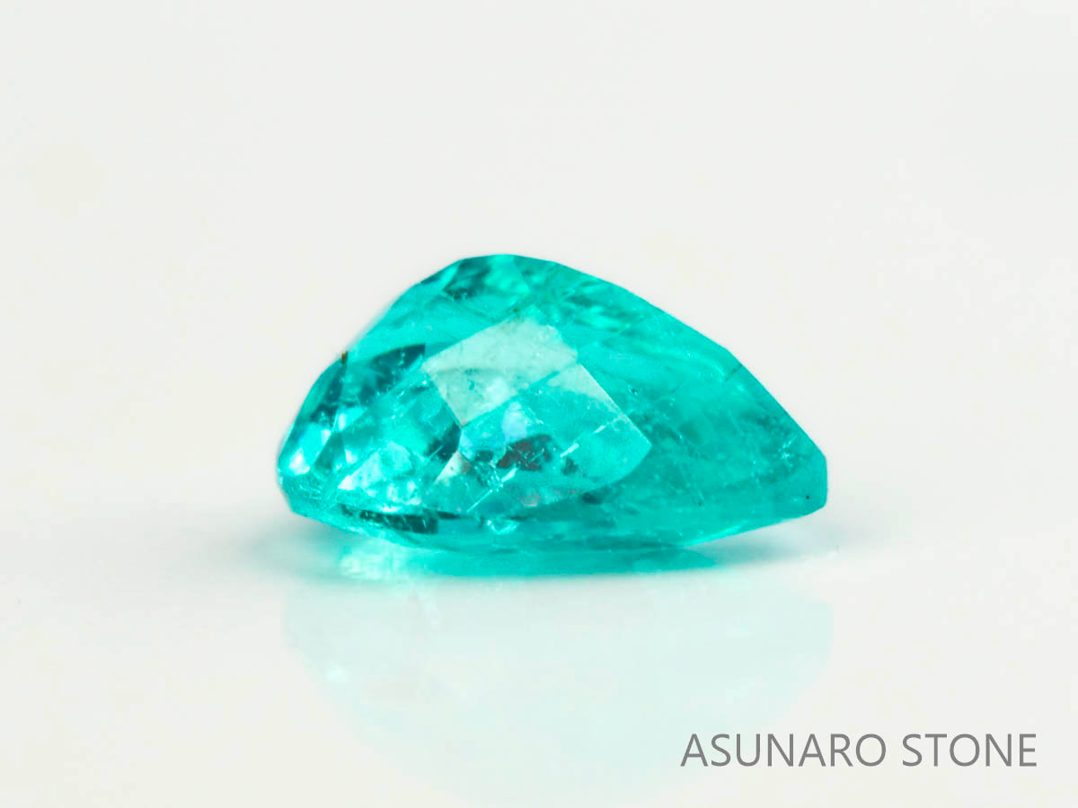 パライバトルマリン　ペアシェイプ　 ブラジル産　0.12ct   【230615-1694】