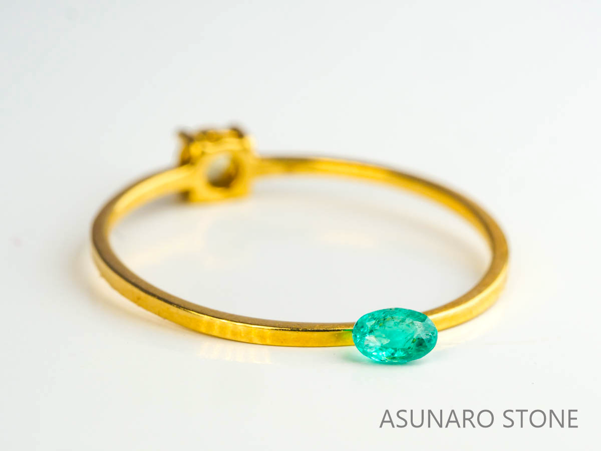 パライバトルマリン　オーバルカット ブラジル産　0.10ct【230615-1695】