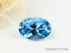 サンタマリアアクアマリン オーバルカット ブラジル産　0.46ct【230529-1700】