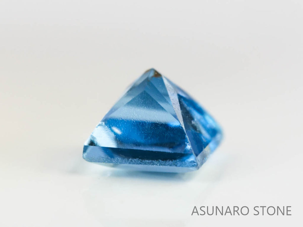 サンタマリアアクアマリン プリンセスカット ブラジル産　0.18ct【230529-1701】