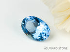 サンタマリアアクアマリン オーバルカット ブラジル産　0.45ct【230529-1703】
