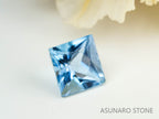 サンタマリアアクアマリン プリンセスカット ブラジル産　0.16ct【230529-1704】