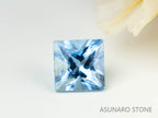 サンタマリアアクアマリン プリンセスカット ブラジル産　0.16ct【230529-1704】