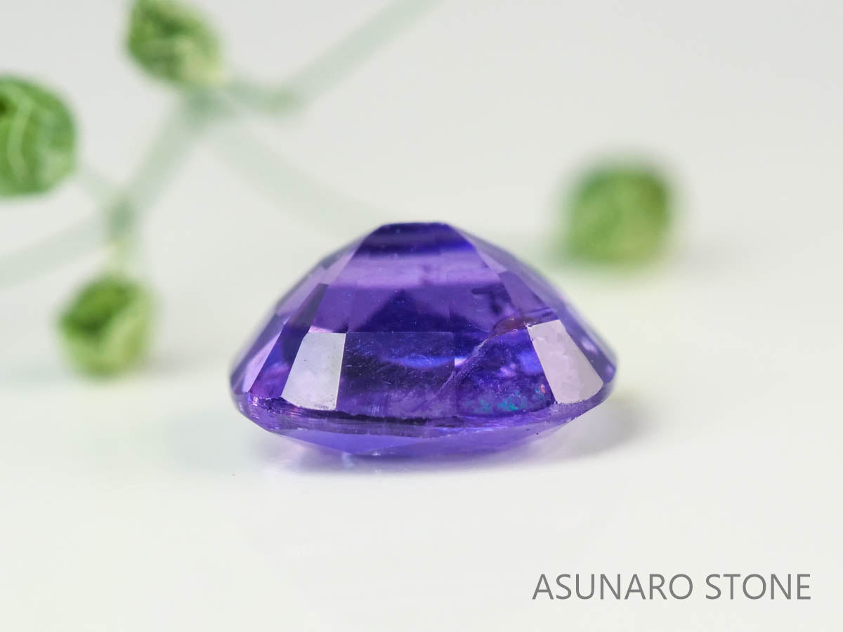 バイカラーサファイア 　クッションカット　 スリランカ産　0.59ct【230619-1655】