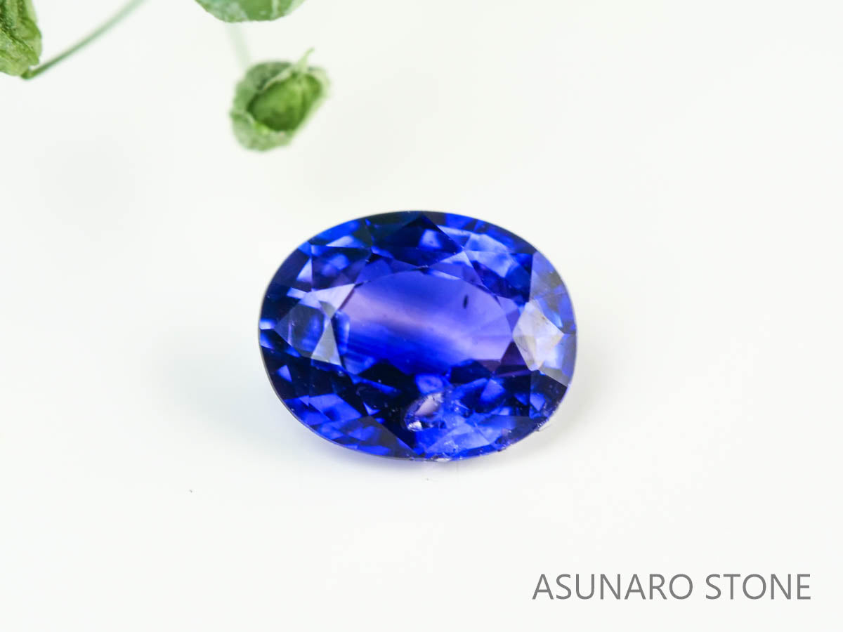 バイカラーサファイア 　オーバルカット　 スリランカ産　0.27ct【230619-1656】