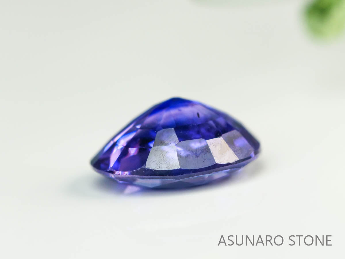 バイカラーサファイア 　オーバルカット　 スリランカ産　0.27ct【230619-1656】