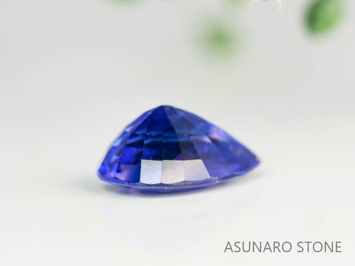 バイカラーサファイア 　ペアシイェプ　 スリランカ産　0.48ct【230619-1660】