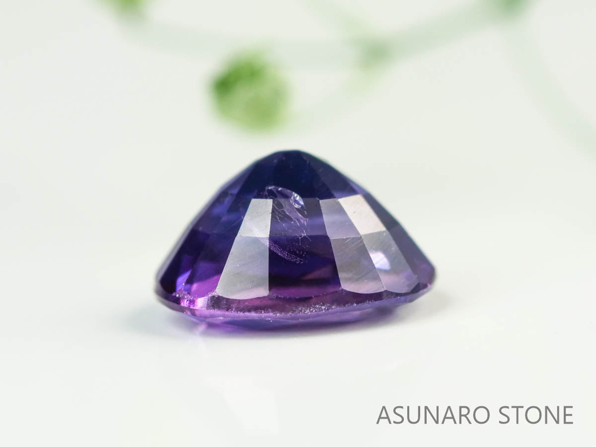 バイカラーサファイア 　オーバルカット　 スリランカ産　0.38ct【230619-1662】