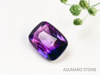 バイカラーサファイア 　クッションカット　 スリランカ産　0.68ct【230619-1663】
