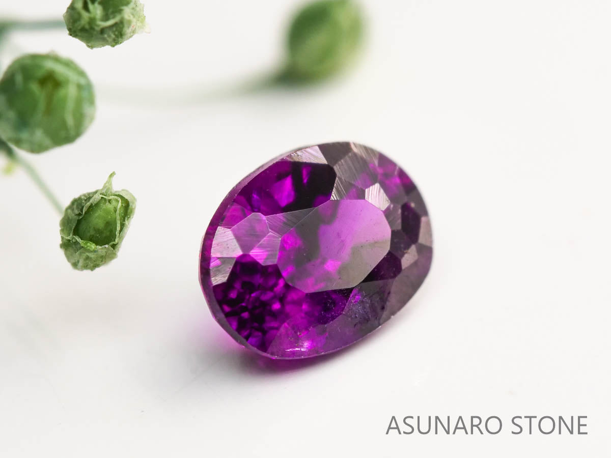 パープルサファイア 　オーバルカット　 スリランカ産　0.34ct【230619-1664】