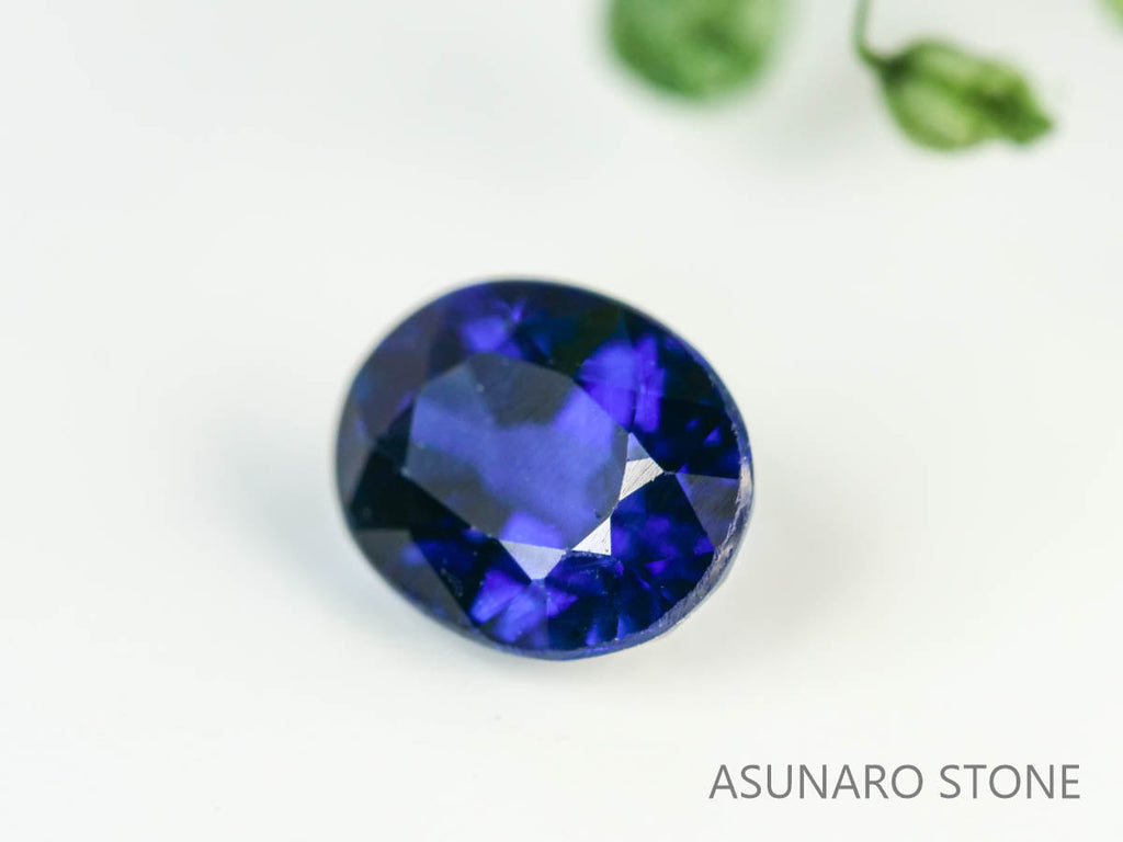 バイカラーサファイア 　オーバルカット　 スリランカ産　0.41ct【230619-1707】