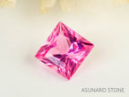 ホットピンクスピネル 　プリンセスカット　スリランカ産　0.15ct　【230731-1671】