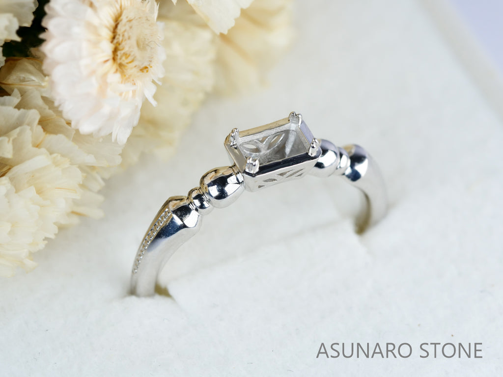 【お仕立て用】空枠番号：S236A　リング枠　ダイヤなし【オーダージュエリー用】