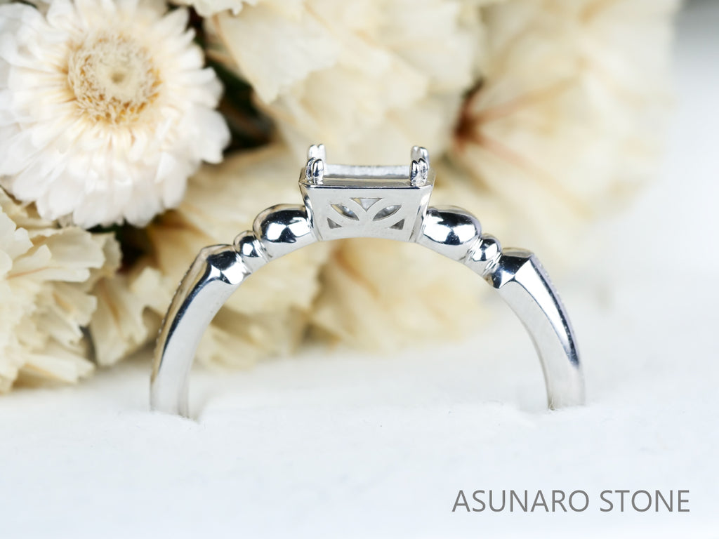 【お仕立て用】空枠番号：S236A　リング枠　ダイヤなし【オーダージュエリー用】