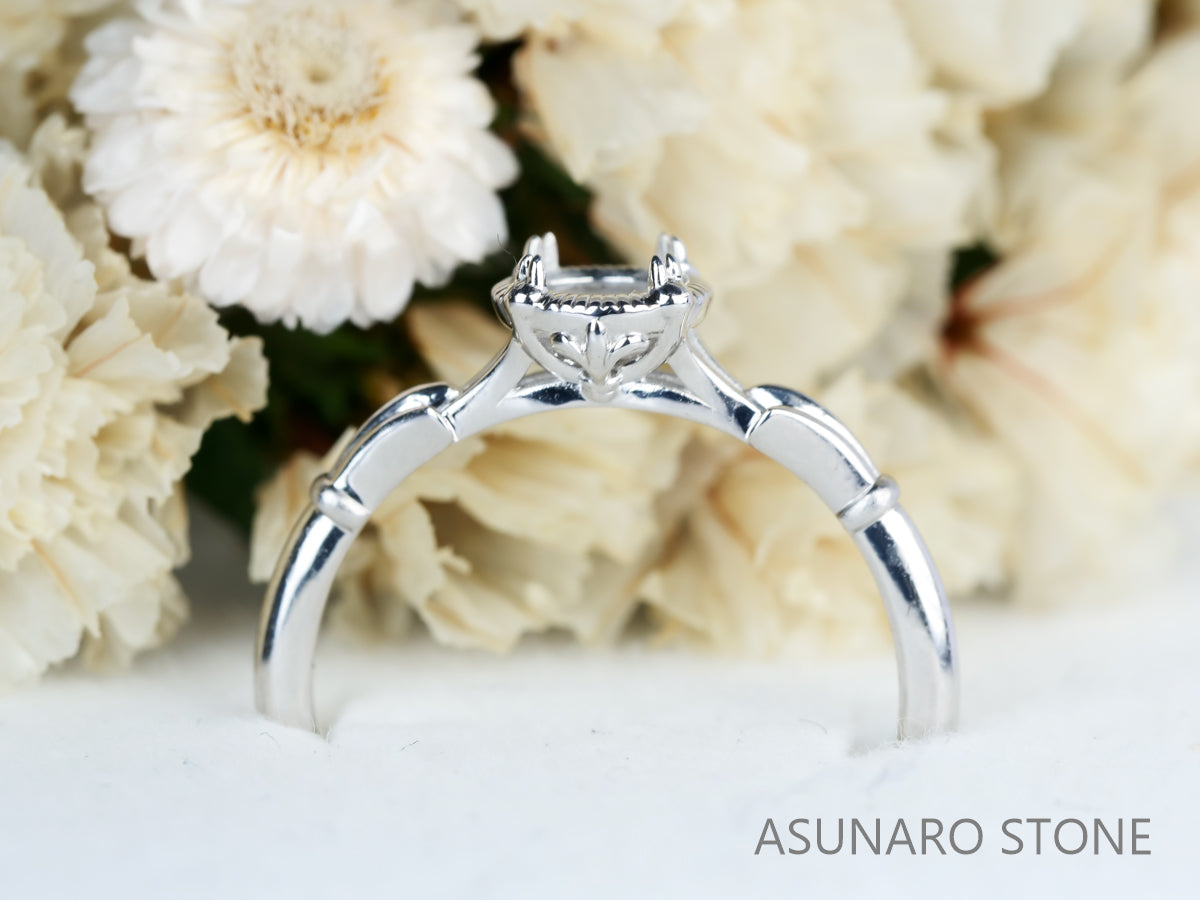 【お仕立て用】空枠番号：S220A　リング枠　ダイヤなし【オーダージュエリー用】