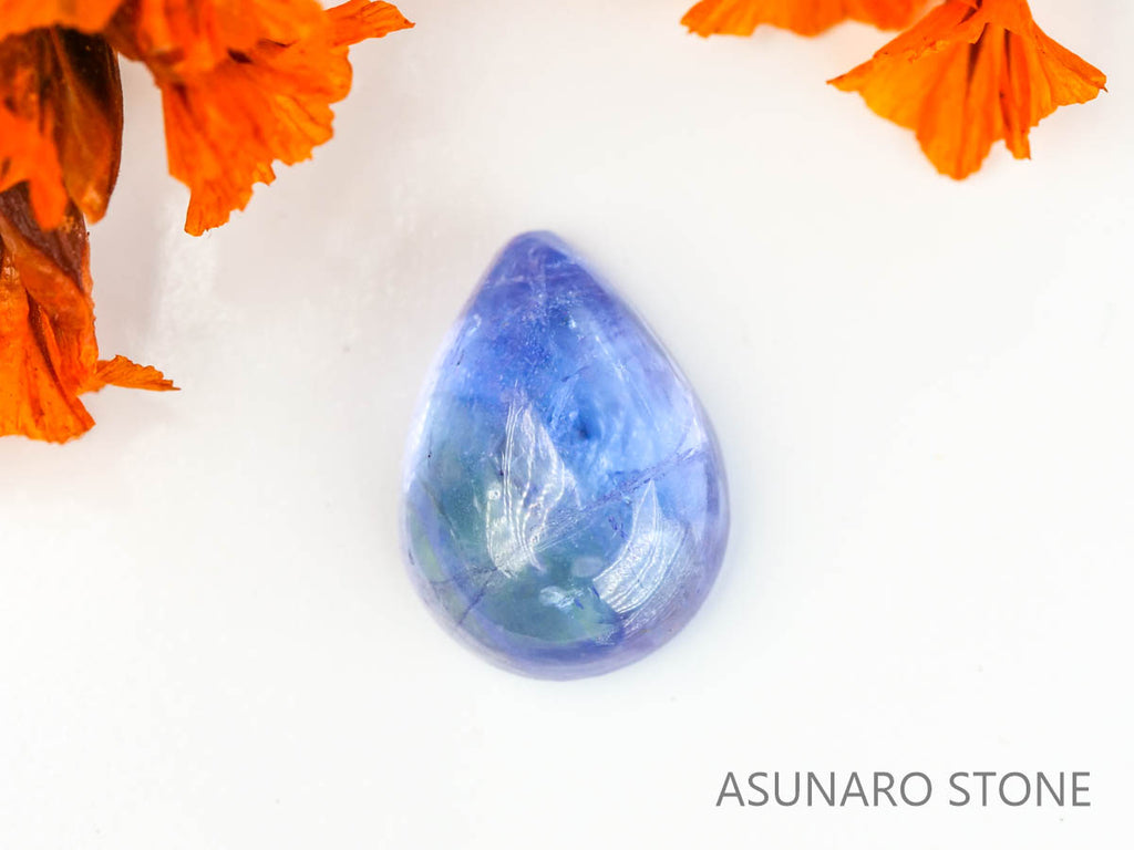 ゾイサイト（タンザナイト）  カボション　タンザニア産　　1.12ct【230629-1709】