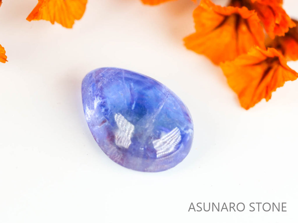 ゾイサイト（タンザナイト）  カボション　タンザニア産　　1.12ct【230629-1709】