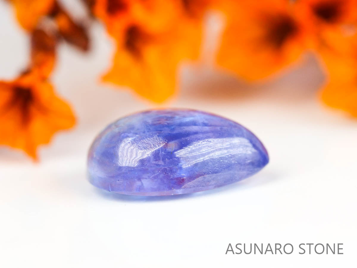 ゾイサイト（タンザナイト）  カボション　タンザニア産　　1.12ct【230629-1709】