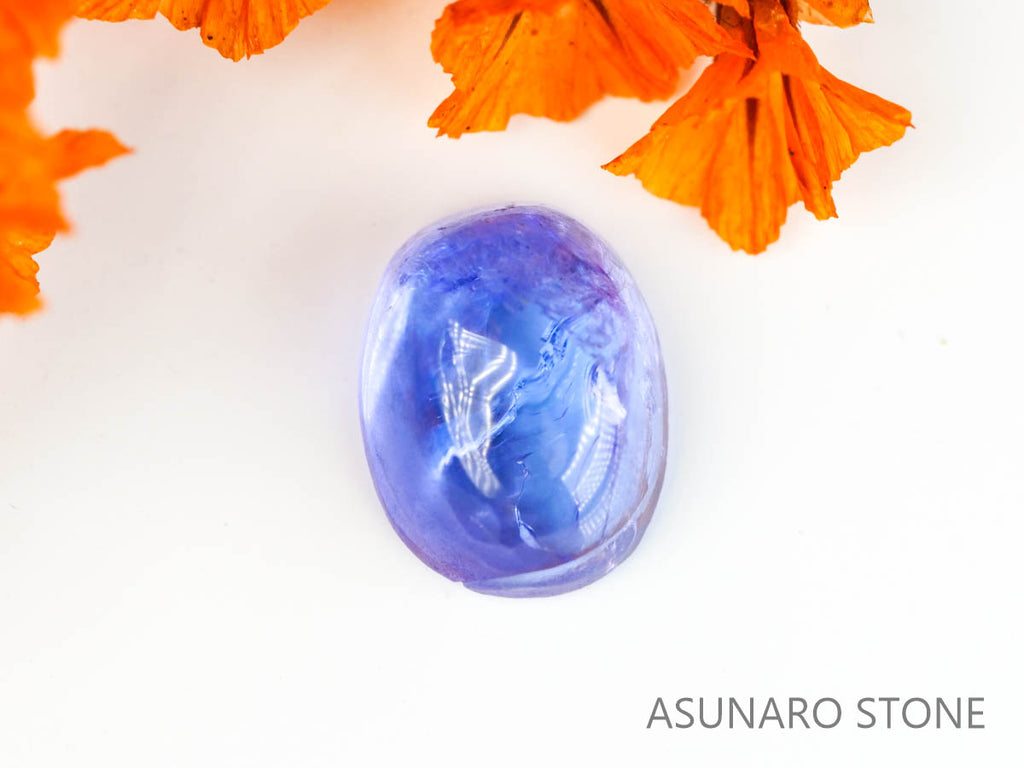 ゾイサイト（タンザナイト）  カボション　タンザニア産　　0.73ct【230629-1710】