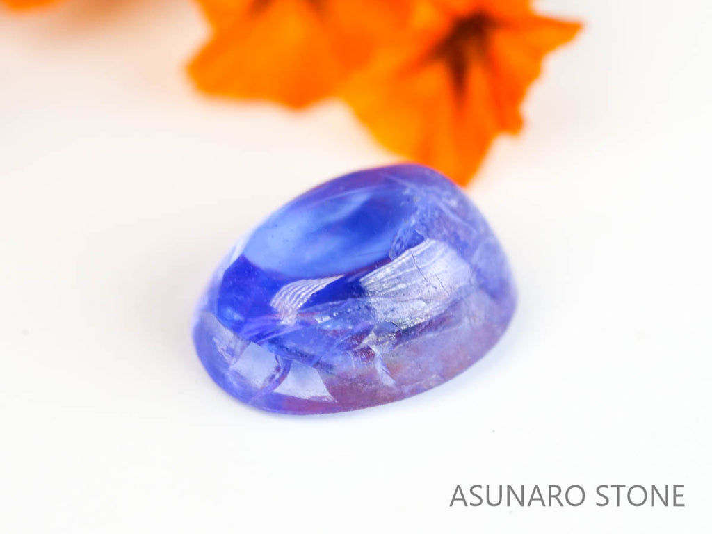 ゾイサイト（タンザナイト）  カボション　タンザニア産　　0.73ct【230629-1710】