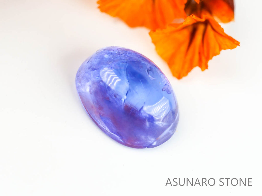 ゾイサイト（タンザナイト）  カボション　タンザニア産　　0.73ct【230629-1710】